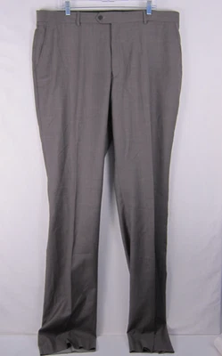 Pantalón de traje Louis by Louis Feraud 100 % lana gris nuevo con etiquetas 42 W sin dobladillo precio de venta sugerido por el fabricante $495 Foto 1 de 4