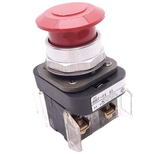 Allen Bradley 800T-FXA5 Druck/Zug E-Stop Taster, 30 mm, 2NCLB, 600V 10A Max - Bild 1 von 7