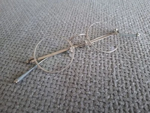 MATSUDA Round Eyeglasses Model M3049 Brushed Silver & Gray 42-22 - Picture 1 of 8