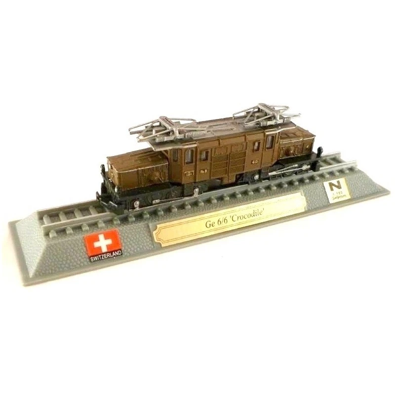 Ge 6/6 Crocodile Switzerland 1:160 ferrovia locomotive DelPrado 024