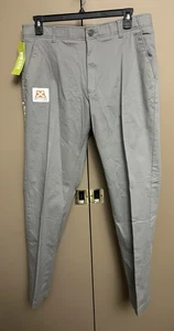 Pantalones Lee Para Hombre Caqui Extremadamente Cómodos Rectos Calce Plano Elastizados Talla 36X32 Nuevos con Etiquetas - Imagen 1 de 12