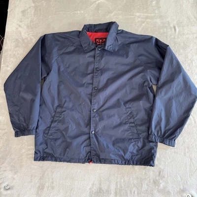 Quebra-vento masculino azul médio vintage caminhões independentes - Imagem 1 de 4