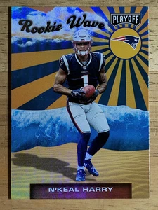 2019 Playoff Rookie Wave #8 N'Keal Harry - Picture 1 of 2