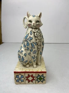 Figura de gato Jim Shore Heartwood Creek "Evangaline" V4004864 Enesco vintage - Imagen 1 de 5