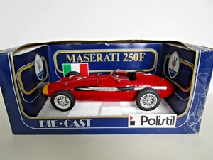 1983 POLISTIL 1:16 MASERATI 250F RACING CAR 1957 DIECAST MODEL BOXED - Picture 1 of 16