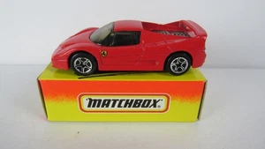 1997 Matchbox MB75 Ferrari F50 Red Body Split 5 Spoke Wheel Diecast 1/64 Boxed - Picture 1 of 7