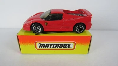 1997 Matchbox MB75 Ferrari F50 Red Body Split 5 Spoke Wheel Diecast 1/64 Boxed - Image 1 of 4