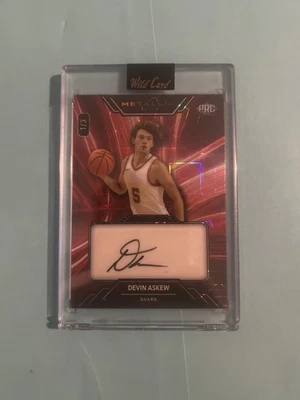 2024 Wild Card Metallix Basketball Devin Askew 1/3 Auto Lasers  - Image 1 of 2