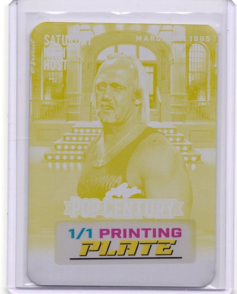 2025 Leaf Pop Century Hulk Hogan 1/1 Printing Plate - Image 1 of 1