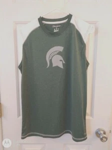 Camiseta Champion Spartans Polieticulosa Sin Mangas Talla Mediana Grande Gráfica - Imagen 1 de 4