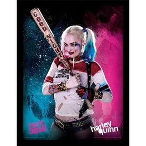 Suicide Squad - Harley Quinn - Official 30 x 40cm Framed Print Wall Art - Picture 1 of 1