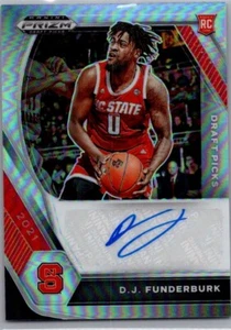 2021-22 Panini Prizm Draft Picks Draft Picks Auto #DP-DJF D.J. Funderburk RC - Picture 1 of 2