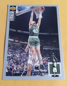 1994-95 Dino Radja Upper Deck Collectors Choice Silver Signature Card #129 - Picture 1 of 2