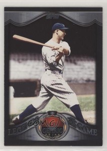 2009 Topps Legends of the Game Series 1 Platinum /25 Lou Gehrig #LG11 HOF