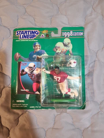 ARIZONA CARDINALS SIMEON RICE NFL FOOTBALL STARTING LINEUP 1998 EDITION Cover