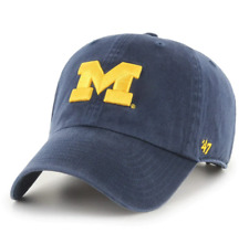 Michigan Wolverines Hat '47 Brand Navy Blue Clean Up Adjustable 2021 Orange Bowl