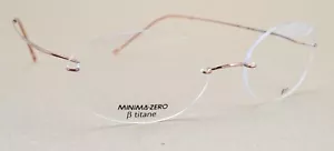 Gafas MiNiMA Zero ovaladas 911 para hombre y mujer sin bordes beta titanio alambre flexible noble - Imagen 1 de 14