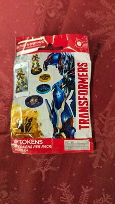 4 fichas TRANSFORMERS AR por paquete Age of Extinction AOE realidad aumentada SELLADAS Foto 1 de 2