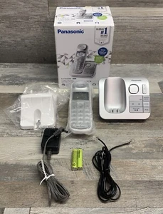 Panasonic KX-TG3680 Cordless Handset Answering Machine Box Silver - New Open Box - Picture 1 of 4