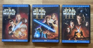 Star Wars: Episode I, II, & III Bundle, Full Screen, 6 Discs (DVD, 2002) - Picture 1 of 14