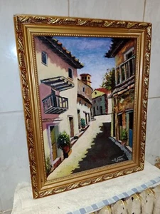 Cuadro oleo sobre Tabla,firmado Valle.37x47 cm. - Imagen 1 de 4