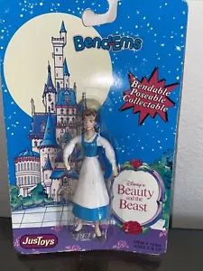 JusToys Bend Ems Belle Beauty and the Beast Walt Disney Unopened Vintage - Picture 1 of 5