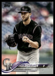 Tyler Anderson 2018 Topps #668 Colorado Rockies RC Baseball Card - Picture 1 of 2