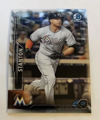 Giancarlo Stanton 2016 Bowman cromo venta #48 Marlins Foto 1 de 2