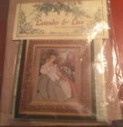 VINTAGE LAVENDER AND LACE CROSS STITCH PATTERN PLUS FABRIC MORNING SONG