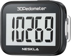 3D Pedometer for Walking, Simple Step Counter with Large Digital Display, Step T - Picture 1 of 6