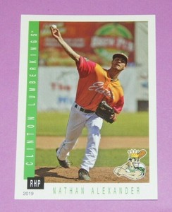 2019 Grandstand, Clinton LumberKings - NATHAN ALEXANDER
