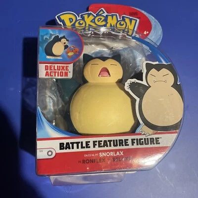 Figura de acción Pokémon Battle Feature Deluxe 2020 SNORLAX Jazwares Toy A4 Foto 1 de 4