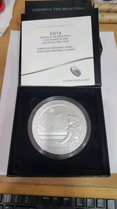 2019 ATB 5 Oz Silver Coin American Memorial Park 19AK - Picture 1 of 9