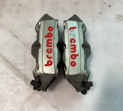 07-13 DUCATI 848 1098 1198 FRONT BREMBO BRAKE BRAKING CALIPERS CLEAN - Image 1 of 2