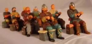 Conte Collectibles Viking Rowers set VIK107 Set #1 8 figure set - Picture 1 of 2