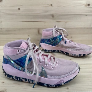 Nike KD 13 Aunt Pearl Mens Size 9 Pink Blue Athletic Basketball Shoes DC0011-600 - Picture 1 of 18