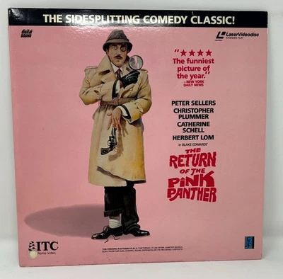 The Return of the Pink Panther Laserdisc J2-6064 LD Laser Disc Sellers Plummer — 第 1/3 张图片