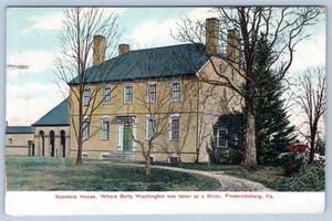 1911 KENMORE HOUSE FREDERICKSBURG VIRGINIA ANTIQUE POSTCARD - Picture 1 of 2