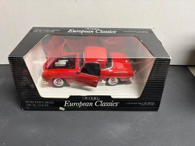 ESCALA 1:18 MERCEDES BENZ 190 SL ROADSTER ERTL CLÁSICOS EUROPEOS Foto 1 de 4