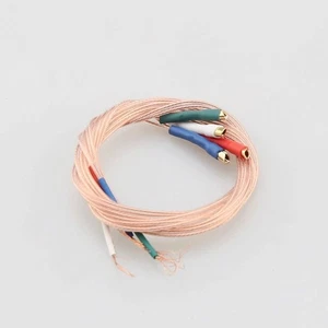 HiFi Tonearm Wire Set 30AWG 5N Perfect Crystal PCOCC Copper 1.2 Terminal 40cm - Picture 1 of 8