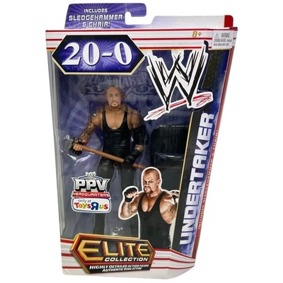 Figura Undertaker WWE Elite Collection PPV 20-0 Toys R Us Exclusivo 2012 Mattel Foto 1 de 4