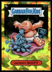 2024 Garbage Pail Kids SAPPHIRE JACKPOT SCOTT SAPPHIRE SATIRES GOLD 45/50 #S-4 - Picture 1 of 2