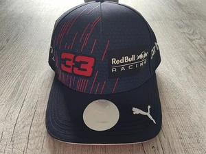 NWT Puma Red Bull Racing Max Verstappen 33 2021 Baseball Cap Youth Kids - Picture 1 of 9