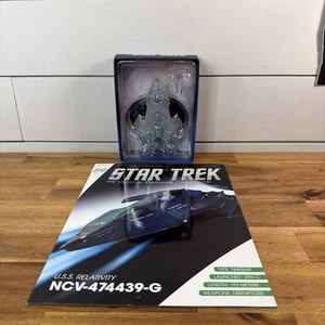 Eaglemoss Star Trek #59 USS Relativity NCV-474439-G with Magazine Ships Fast! - Picture 1 of 6