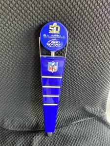 Bud Light Super Bowl 50 Sideline Yard Marker 13" Beer Tap Broncos vs Panthers - Picture 1 of 13