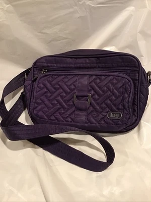 Bolso bandolera convertible Lug Carousel púrpura Foto 1 de 4