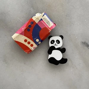 Vintage 1973 Avon Panda Pin in Original Box - Picture 1 of 2