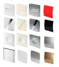 Extractor Fan Front Panel Ventilation Ducting Pipe / Hose Cover Air Vent Grille