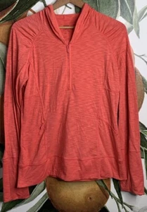 Title Nine Medium Pullover Koralle Hoodie Langarmshirt Oberteil leicht - Bild 1 von 5