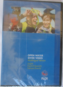 PADI OPEN WATER DIVER VIDEO DVD MULTILINGUAL VERSION - BRAND NEW